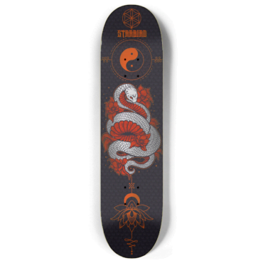 Starbird Shop Skateboard 7.625" x 31.88" - Silvered Serpent