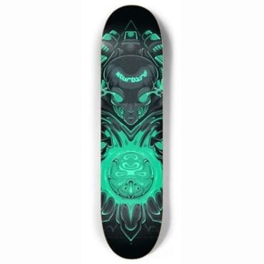 Starbird Shop Skateboard 8.0" x 32" - Cosmic Seer Glow