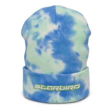 Starbird Embroidered Tie-dye beanie - Sky Breeze